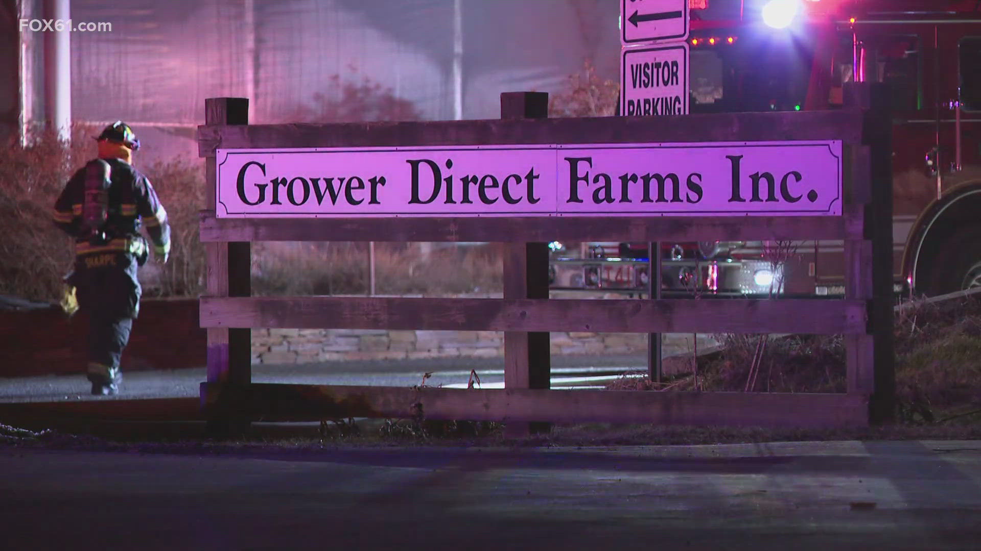 Flower wholesaler farm catches fire in Somers, Conn. | fox61.com