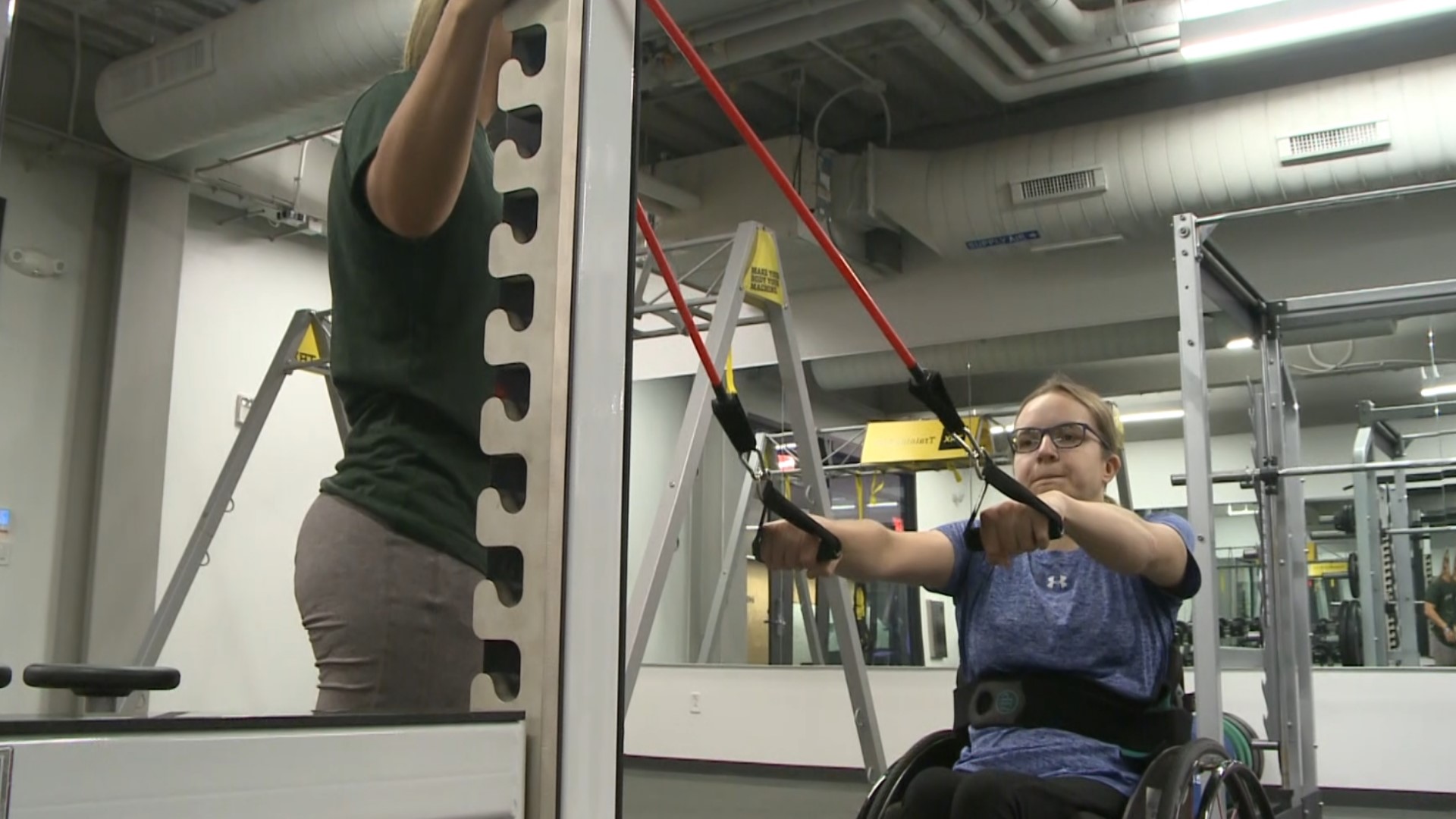 Hawks in Motion is a student-run physical therapy program at the University of Hartford, coaching community members with neurological conditions in training programs