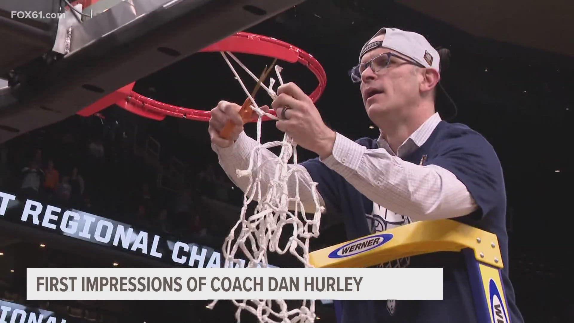 Tarris Reed and Isaiah Abraham reveal what Coach Hurley is like in practice.