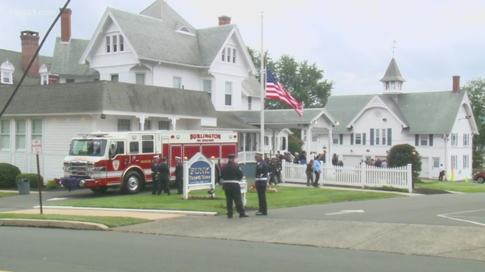 Calling hours for fallen firefighter Colin McFadden, who was taken to the hospital during a fire call in New Hartford.