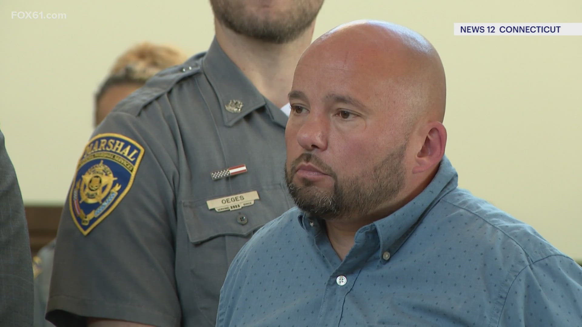 Bridgeport Police Officer Dani Soto was terminated Tuesday after he was placed on administrative status with pay on May 8, 2024.
