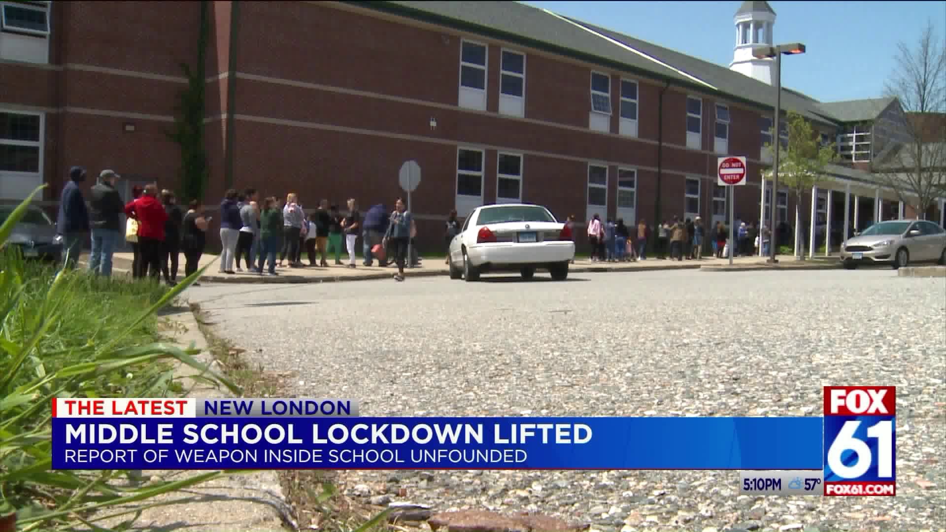 New London school lockdown