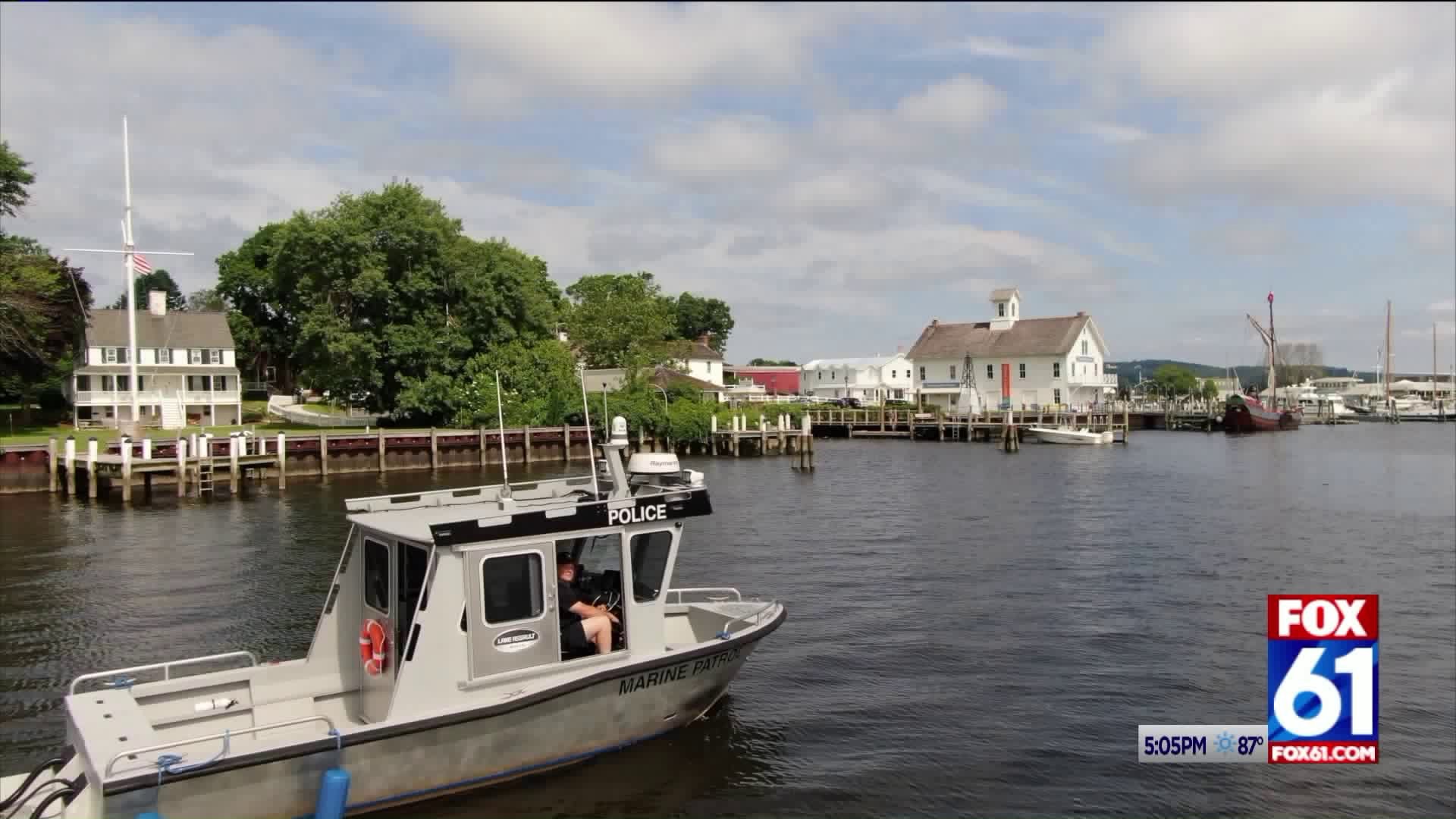 AS PEOPLE HEARD TO SHORELINE, POLICE INCREASE PATROLS ON CT RIVER