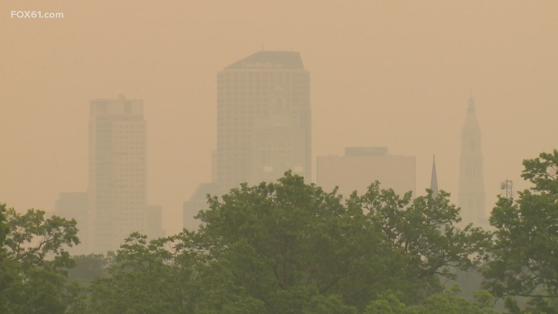 Dr. Doug Brugge from UConn says that the smoke can cause many health issues and people should stay safe.