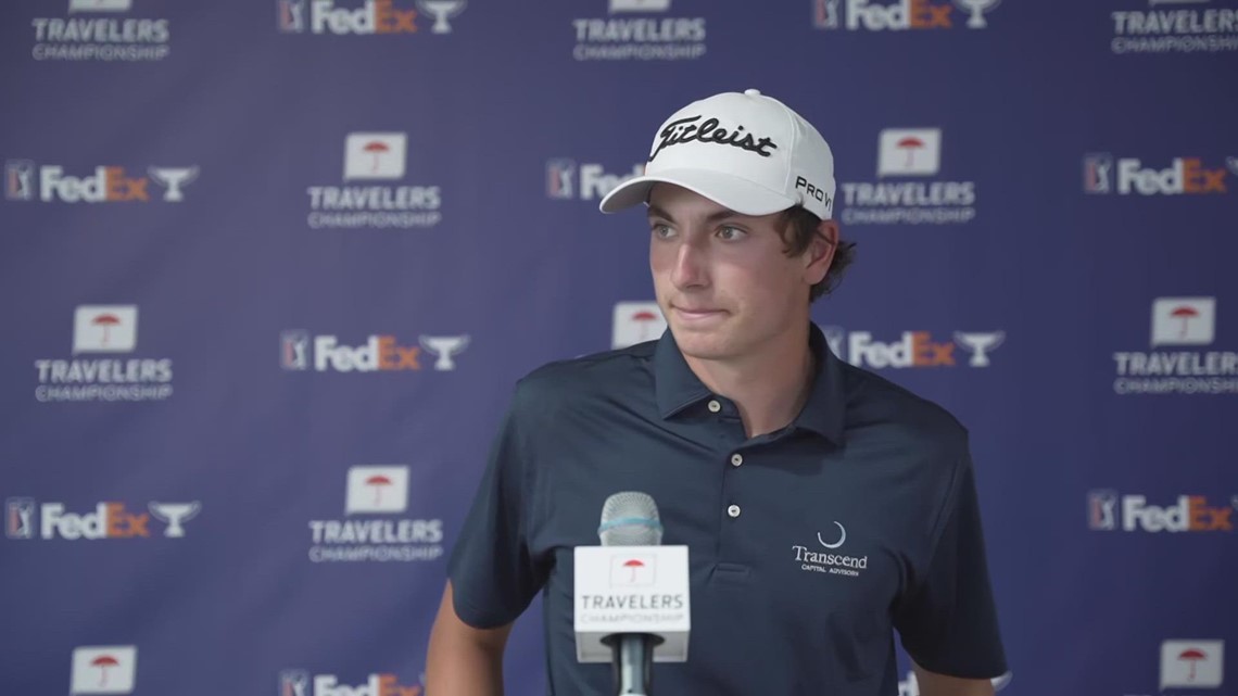 Connecticut-native Benjamin James on playing Travelers Championship | Full Interview