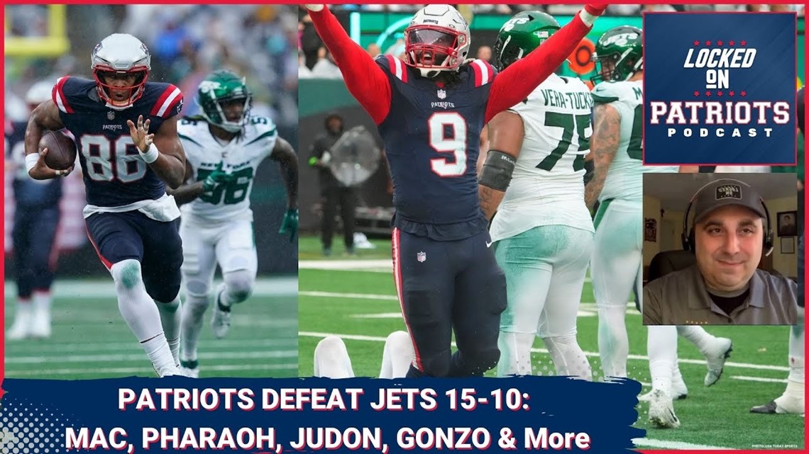 Patriots beat Jets 15-10 to extend their winning streak to 15