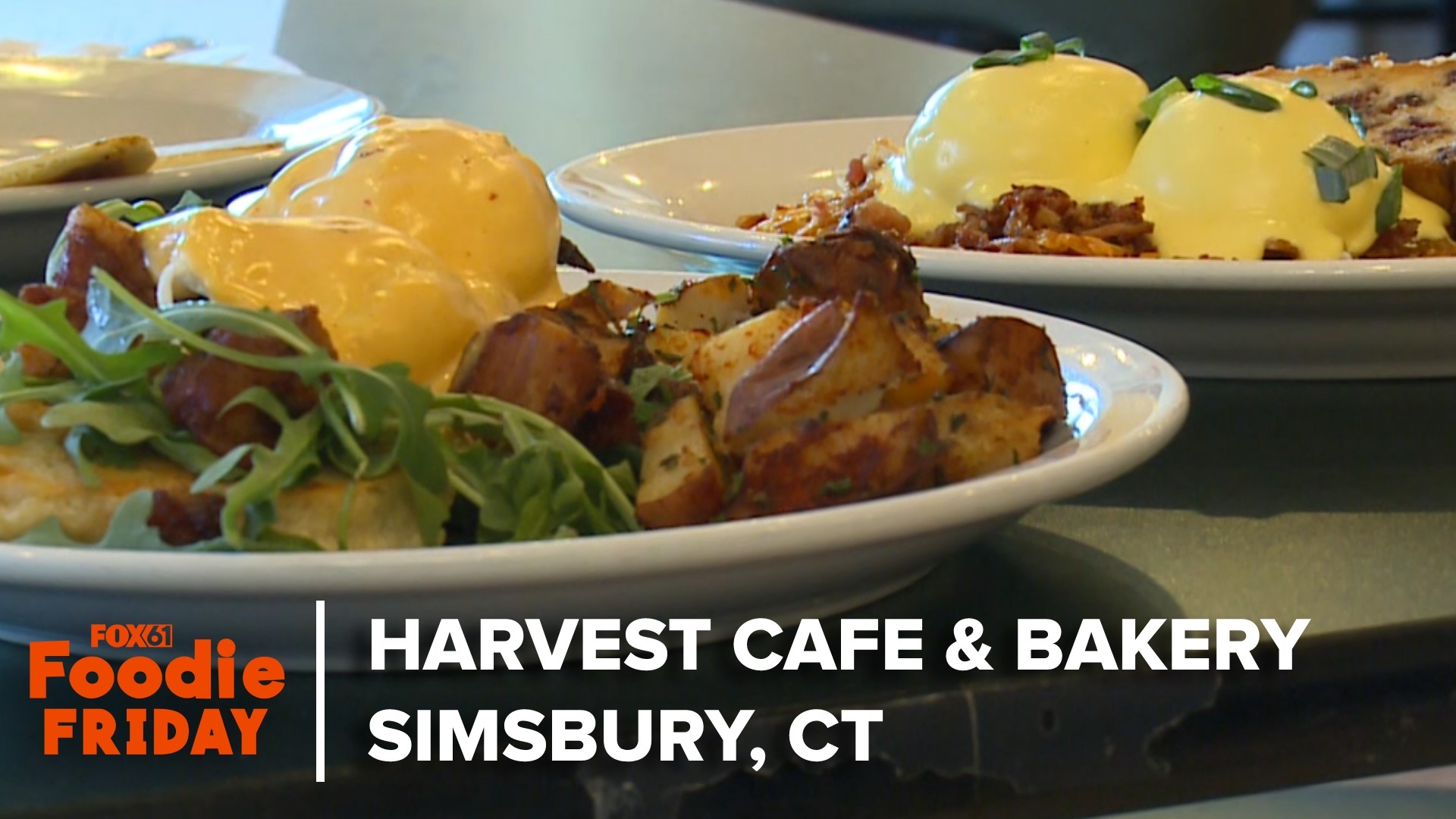 FOX61's Symphonie Privett and Hot 93.7's Jenny Boom Boom visit Harvest Cafe & Bakery in Simsbury for sweet and savory breakfast.