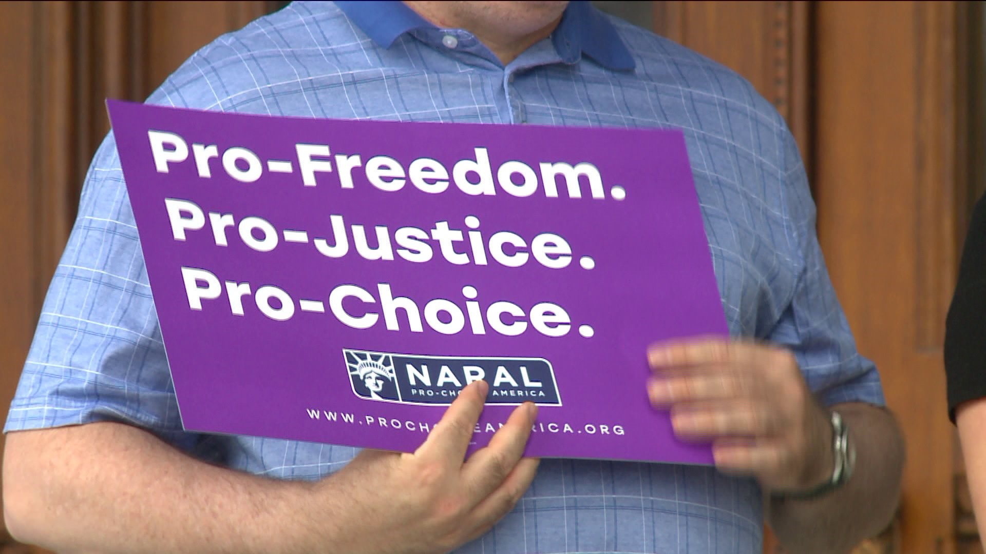 Connecticut pro-choice advocates rally at state capitol