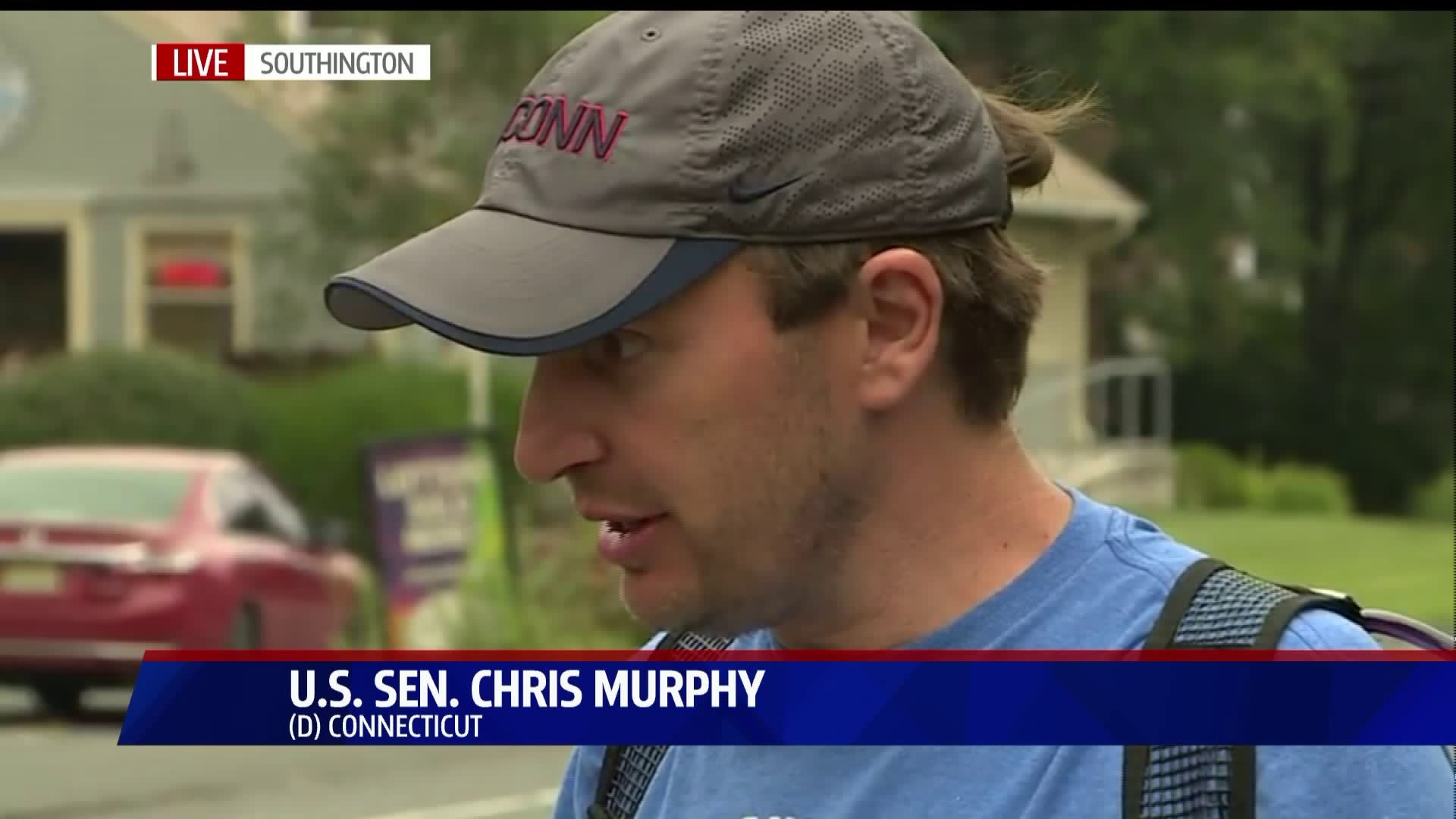 Murphy continues his walkacross the state