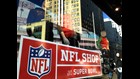 Giant Football at Macy S Herald Square on Broadway during Super Bowl XLVIII  Week in Manhattan Editorial Image - Image of entrance, official: 37398525