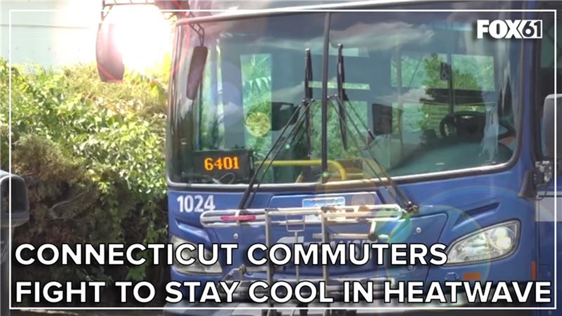 Buses are a great way to stay cool during the heat wave.