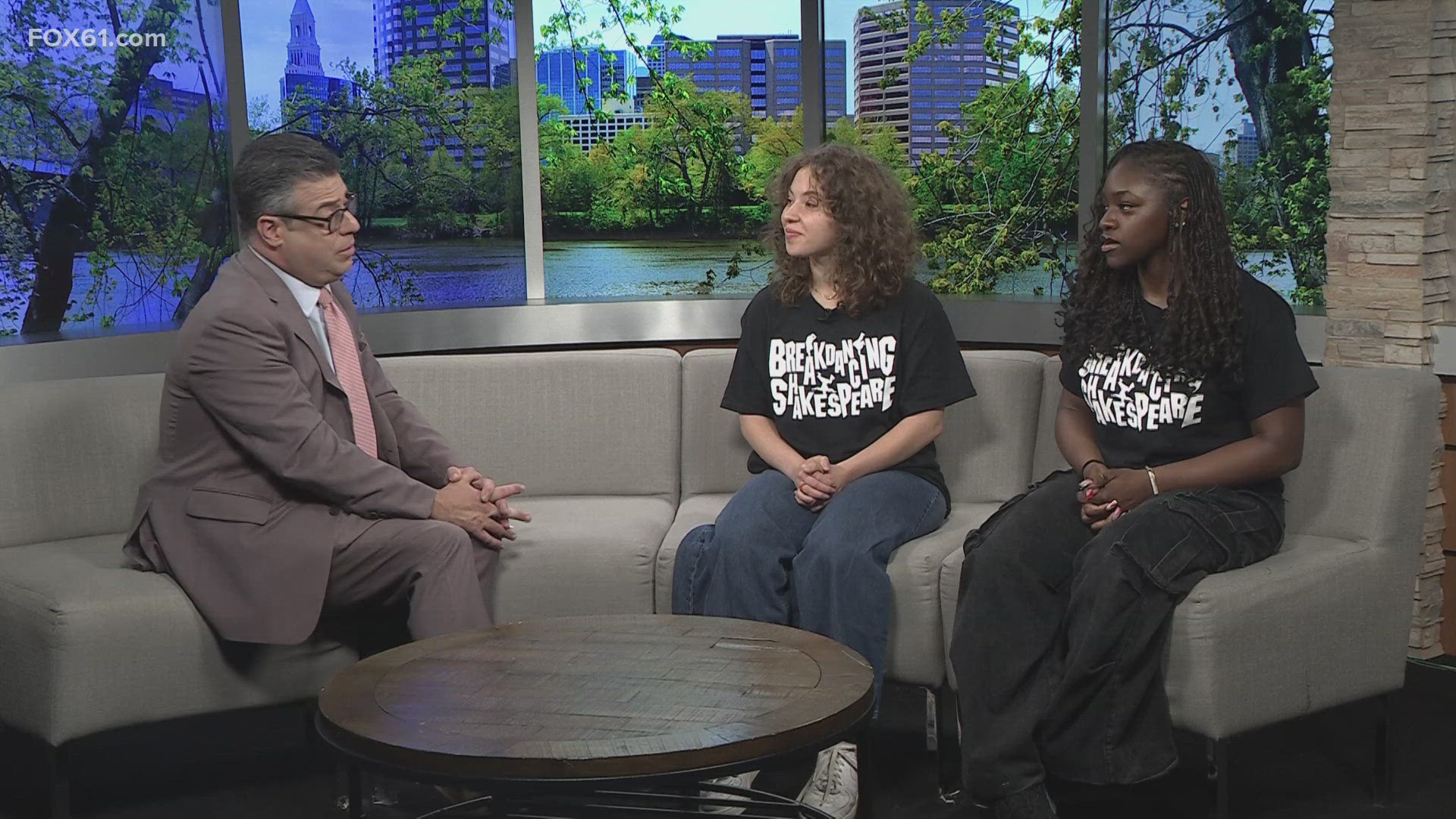 Breakdancers portray Shakespeare's Hamlet in a summer program for teens at Hartford Stage.