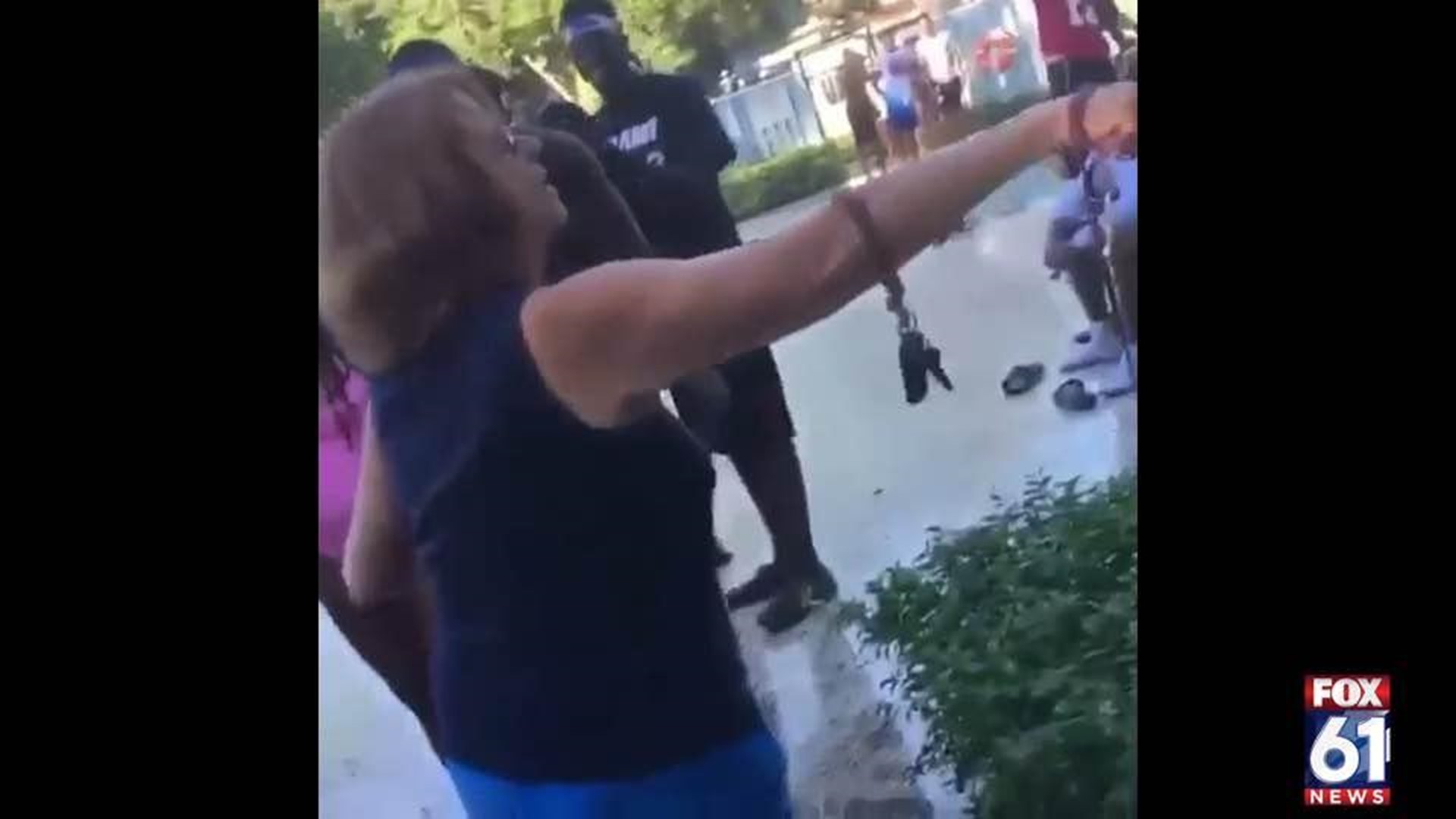 Woman thrown into pool while trying to break up party | fox61.com