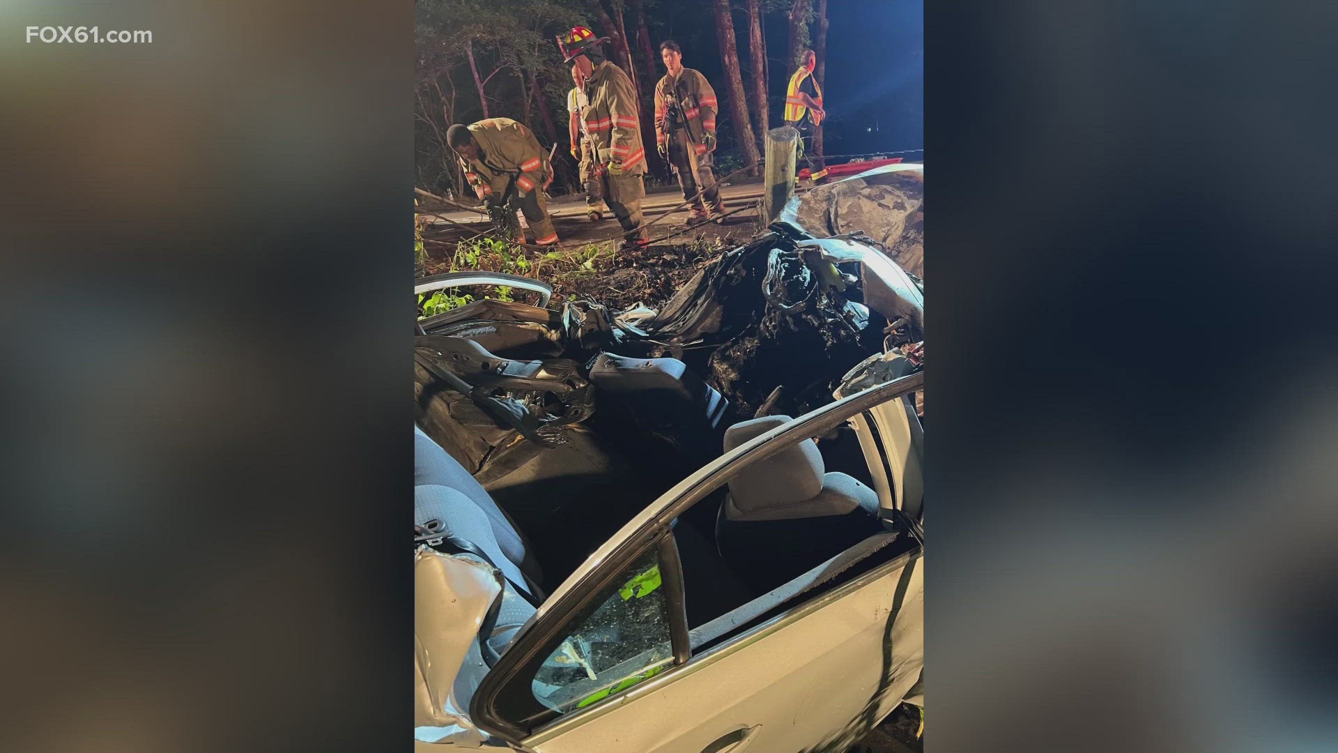 The 17-year-old front passenger was in critical condition and three back seat passengers, one aged 16 and two 18-year-olds, had "very serious injuries," police said.