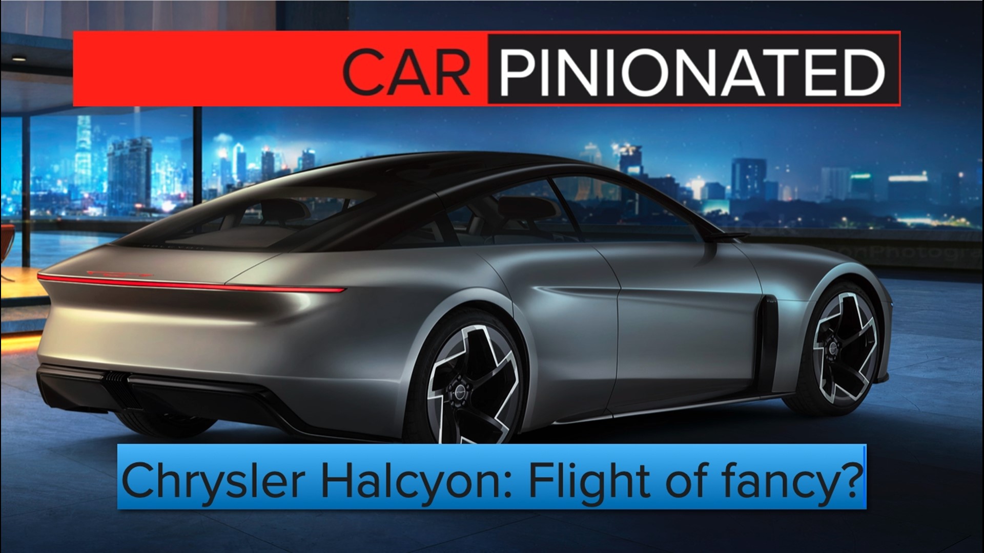 Chrysler has shown their new EV concept, the Halcyon. We have some thoughts.