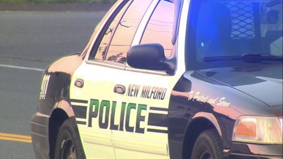 New Milford police officer attacked by suspect, gun discharges | fox61.com