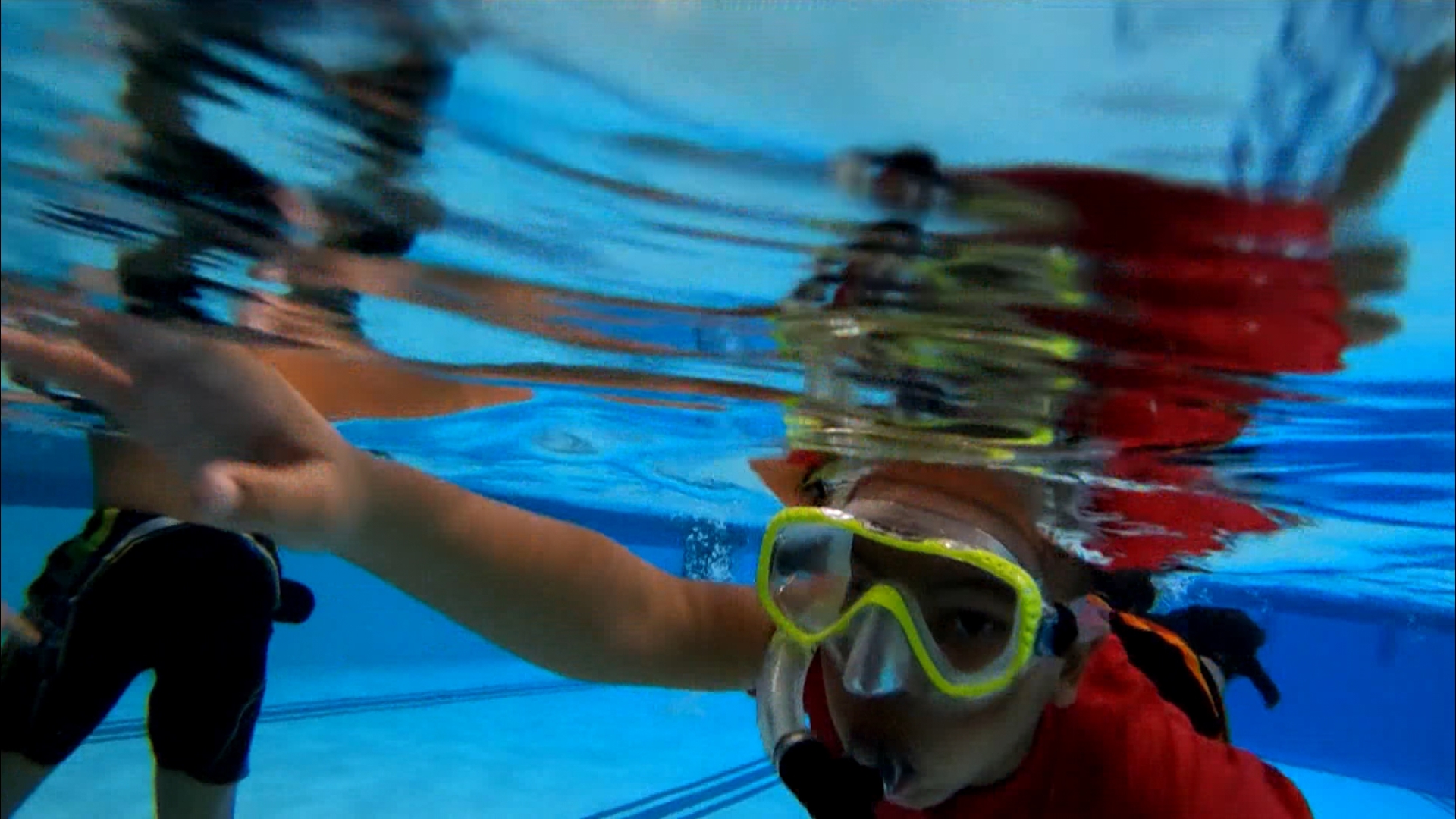 Staff at the Enfield Scuba Shop help teach a team of tweens the tricks of the trade.