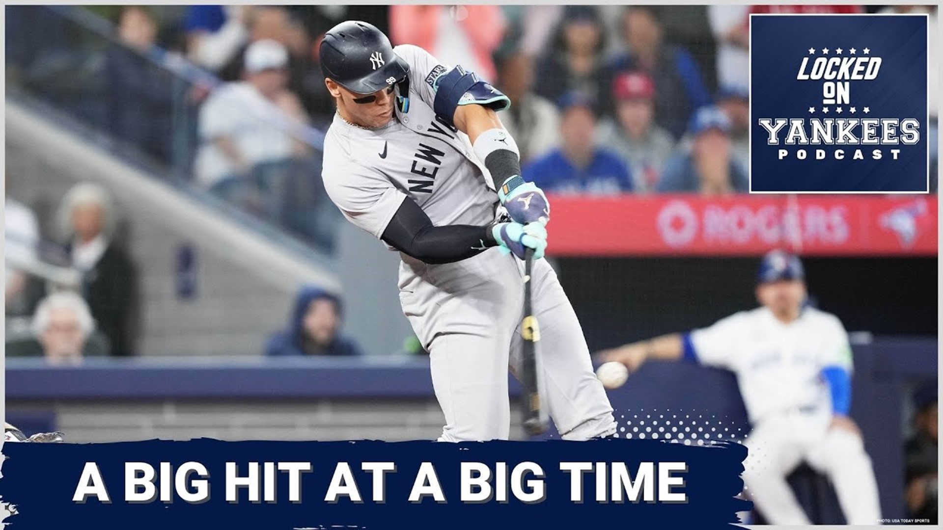The Yankees make a big comeback to salvage the finale in Toronto and the guy who had the big hit is the guy most people are worried about, Aaron Judge.