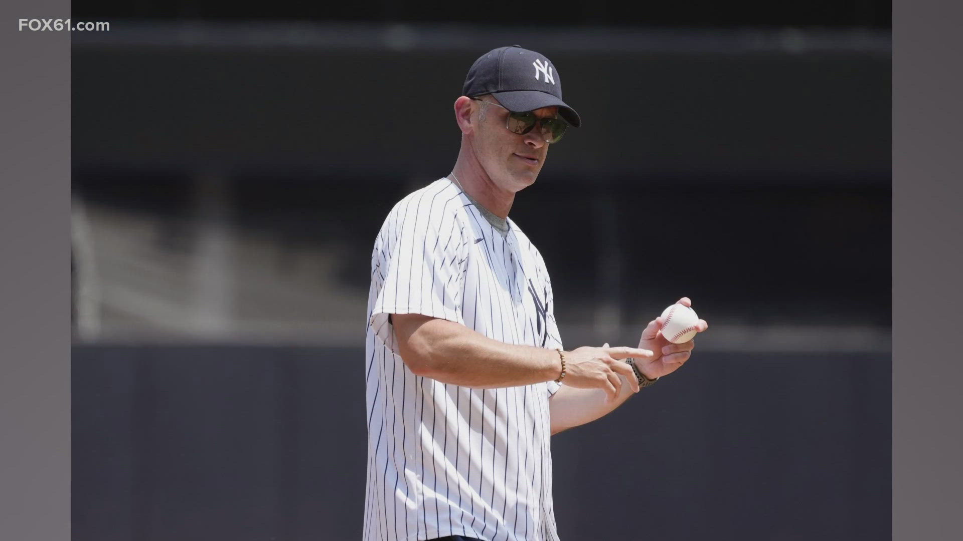 After he led the UConn Huskies to the 2024 National Championship, the team's second title in a row, the New York Yankees invited Dan Hurley to throw the first pitch.