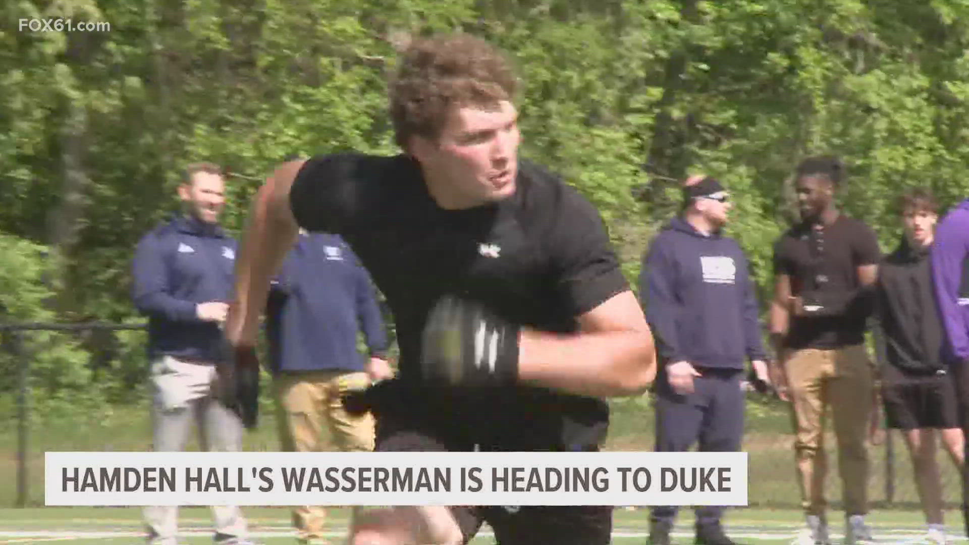 In April, the linebacker committed to continue his playing career at Duke.