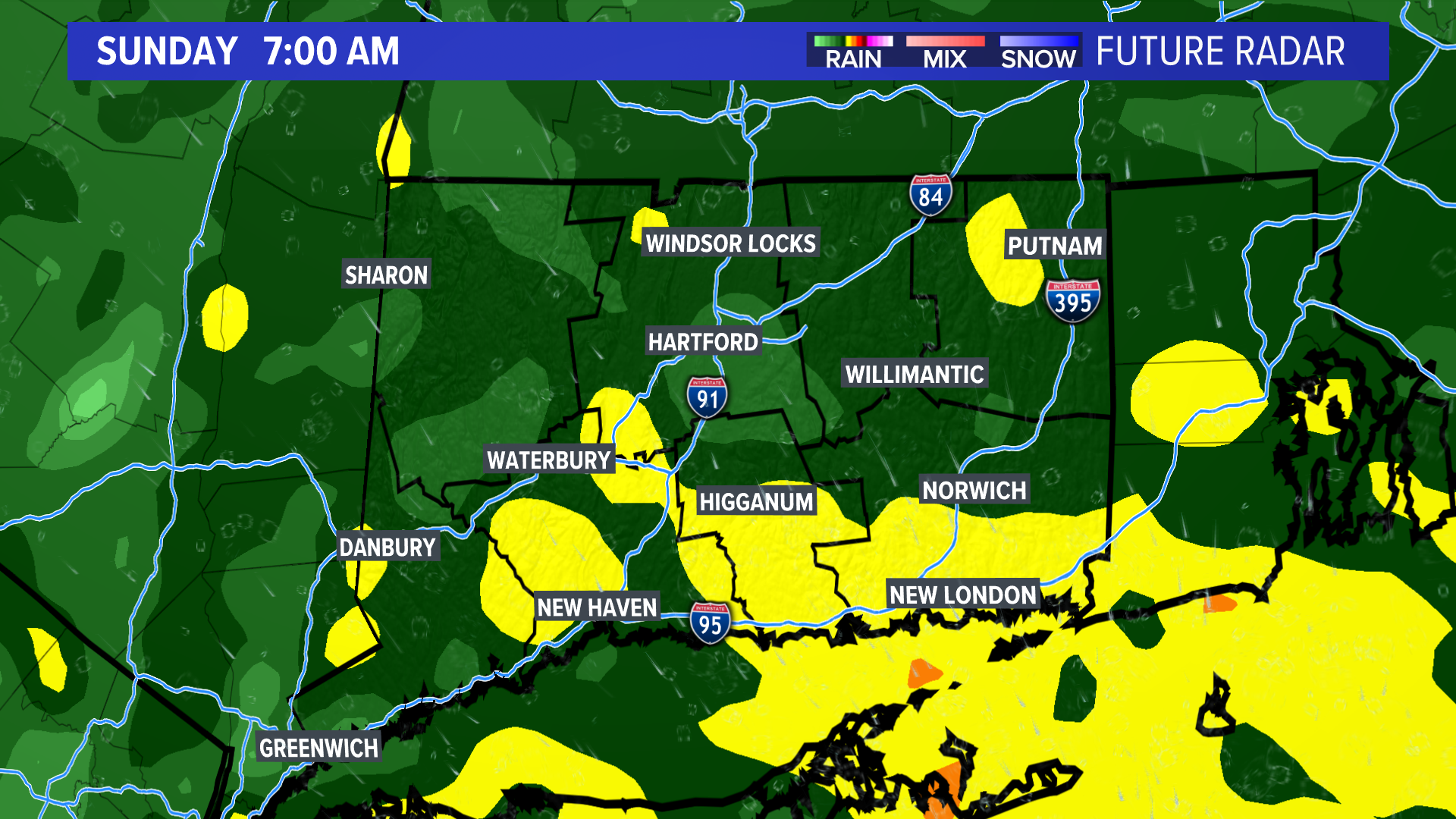 Connecticut's latest weather forecast