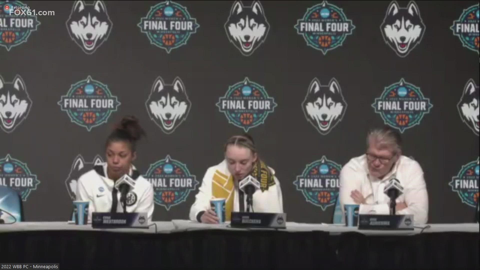 This is the first national championship loss from the UConn Huskies.