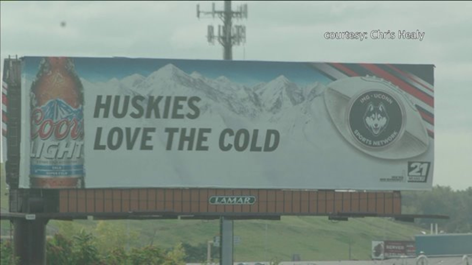 UConn beer billboards brew controversy