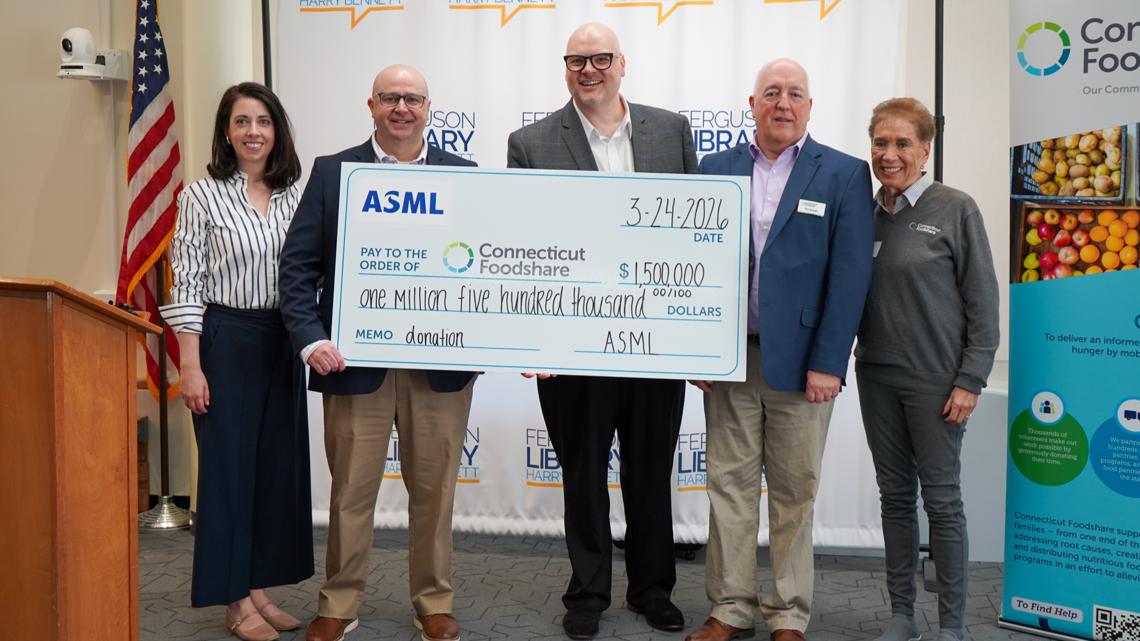 International company donates $1.5 million to Connecticut Foodshare to fight hunger locally