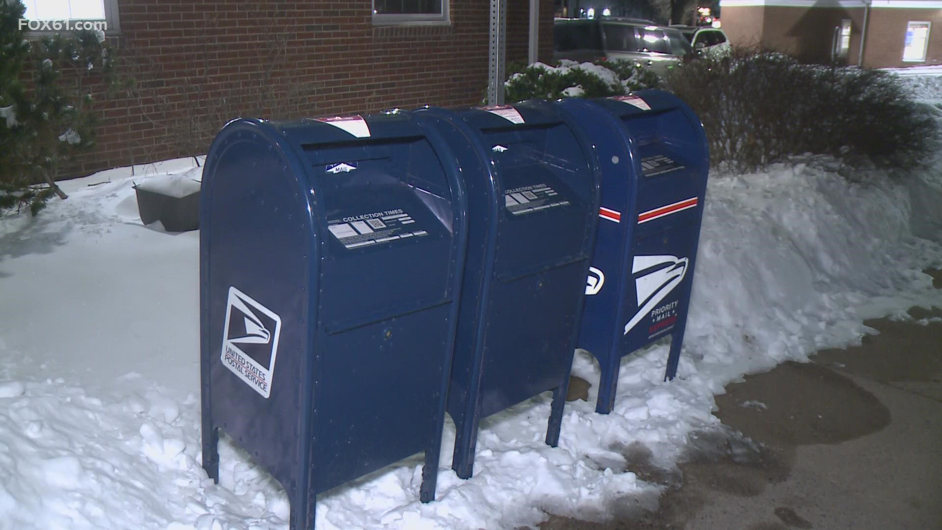 Glastonbury Police are investigating complaints of check thefts from blue mail collection boxes.