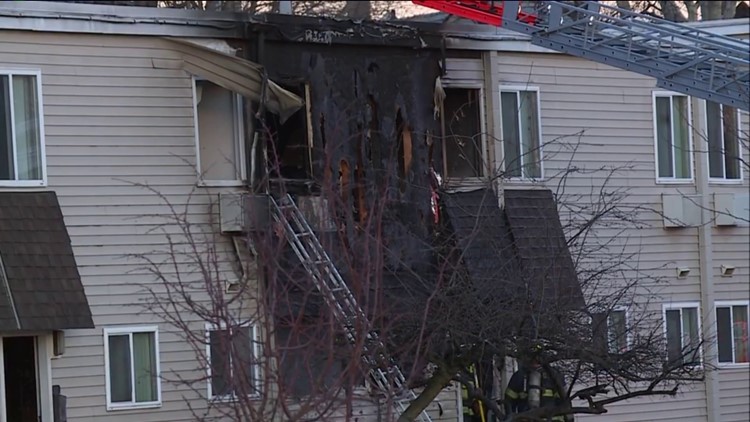 New Haven crews on scene of an apartment fire | fox61.com