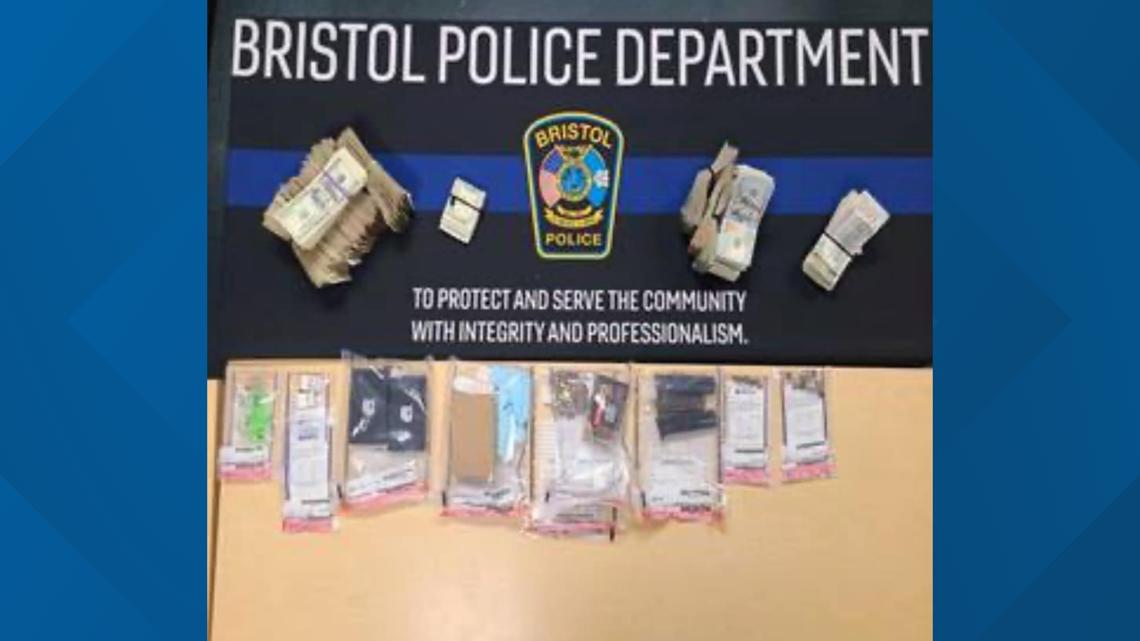 Bristol PD search finds drugs, ammunition and magazines; over 70K