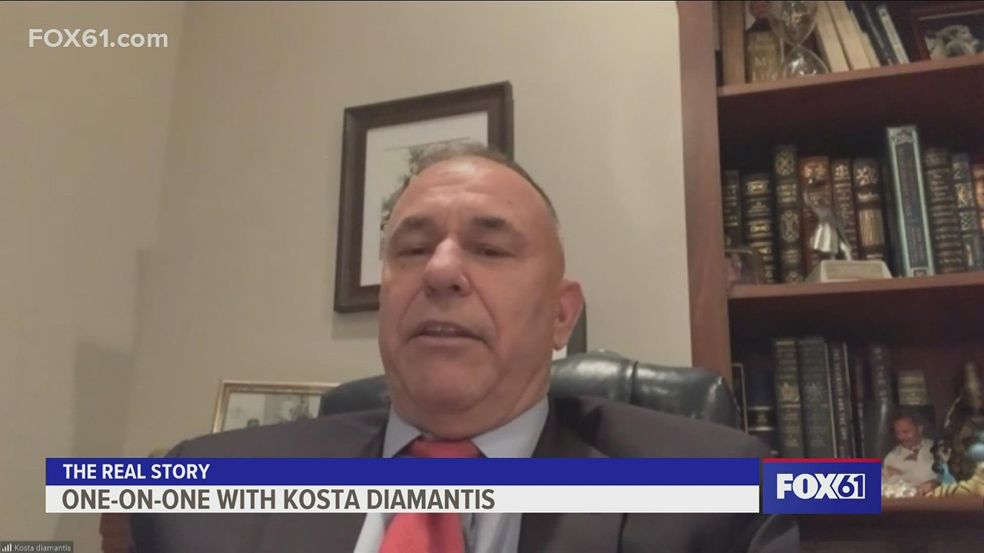 Kosta Diamantis speaks one-on-one with FOX61's Jenn Bernstein about the accusations against him