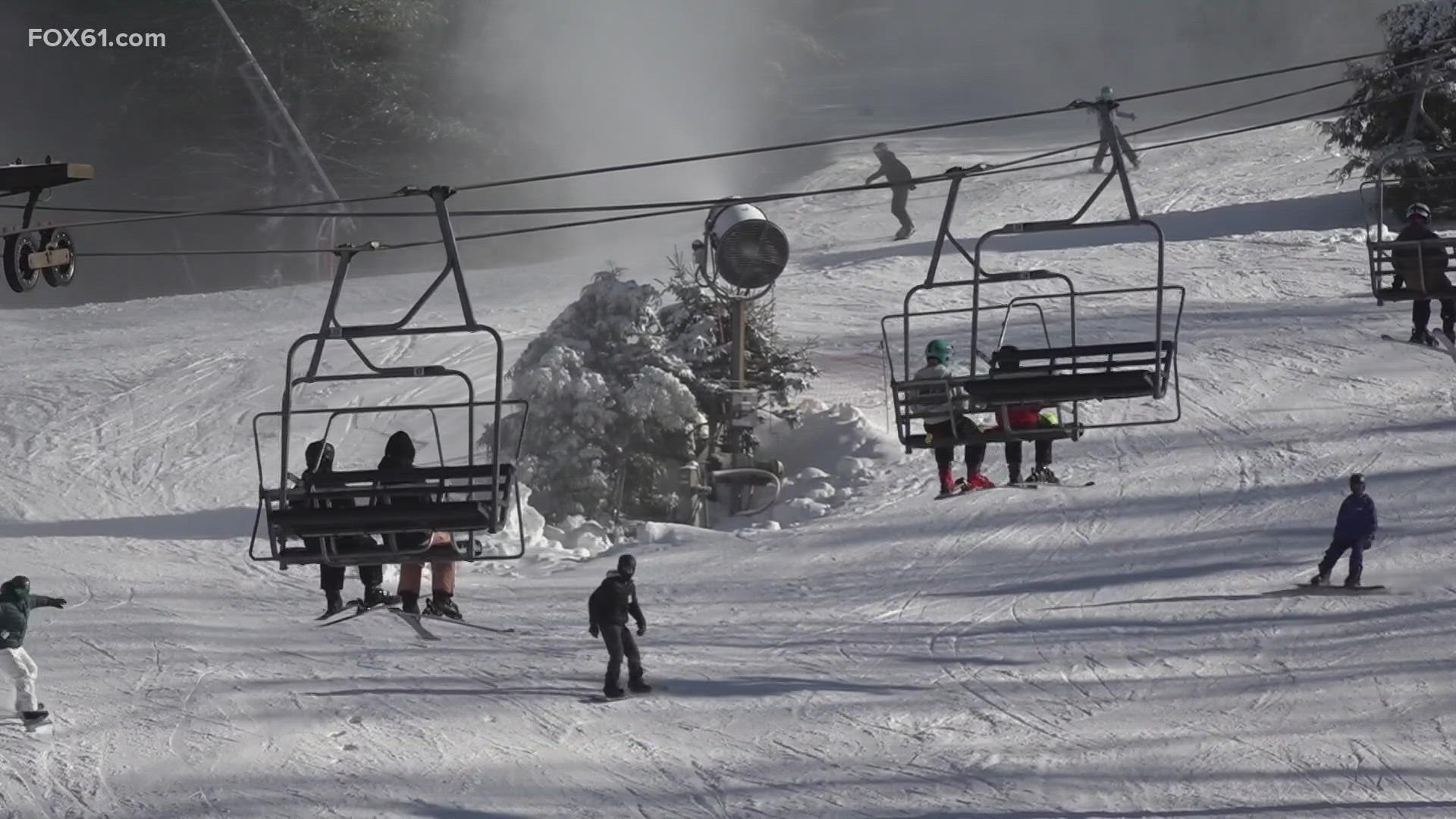 A 6-year-old boy is said to be recovering after falling more than 15 feet from a ski lift at Ski Sundown on Sunday.