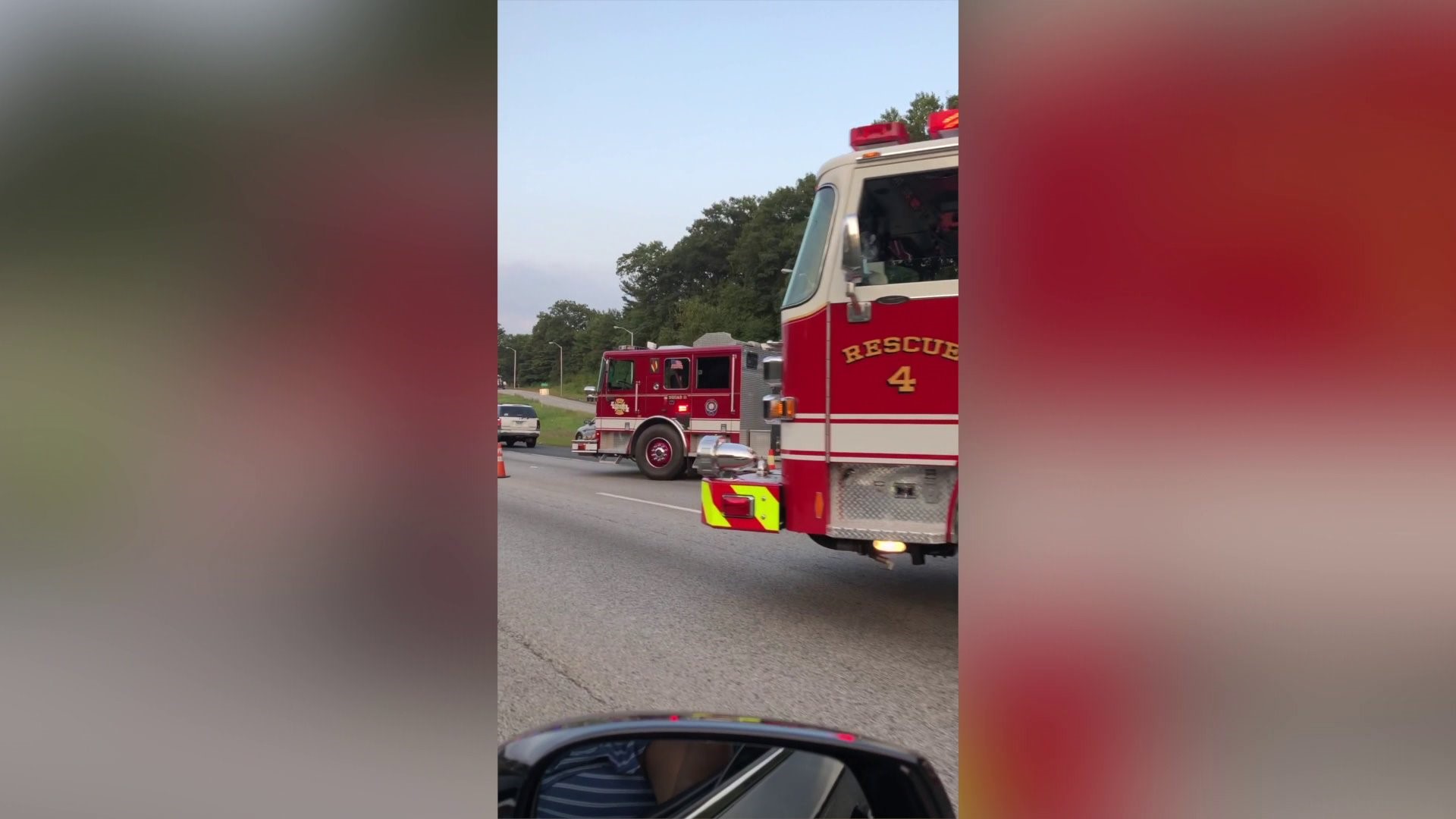 Accident on I-91 Windsor video