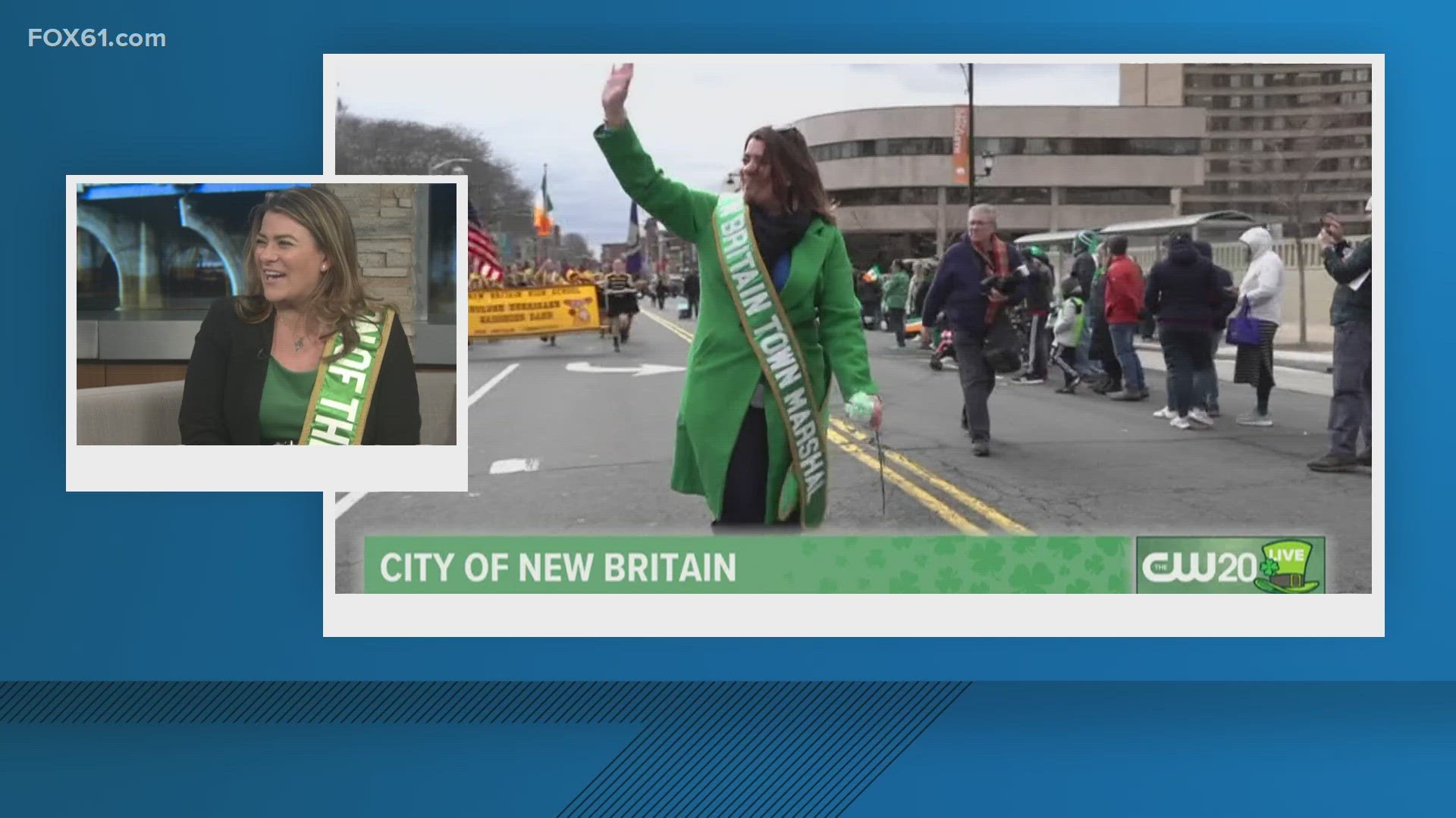 Mayor Stewart has been involved with the St. Patrick's Day Parade for many years and last year walked as the city's marshall.