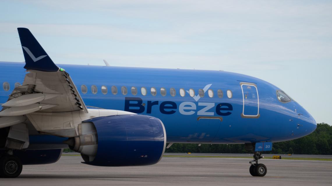 Breeze Airways celebrates 5 years at Bradley International with new nonstop route to Louisville