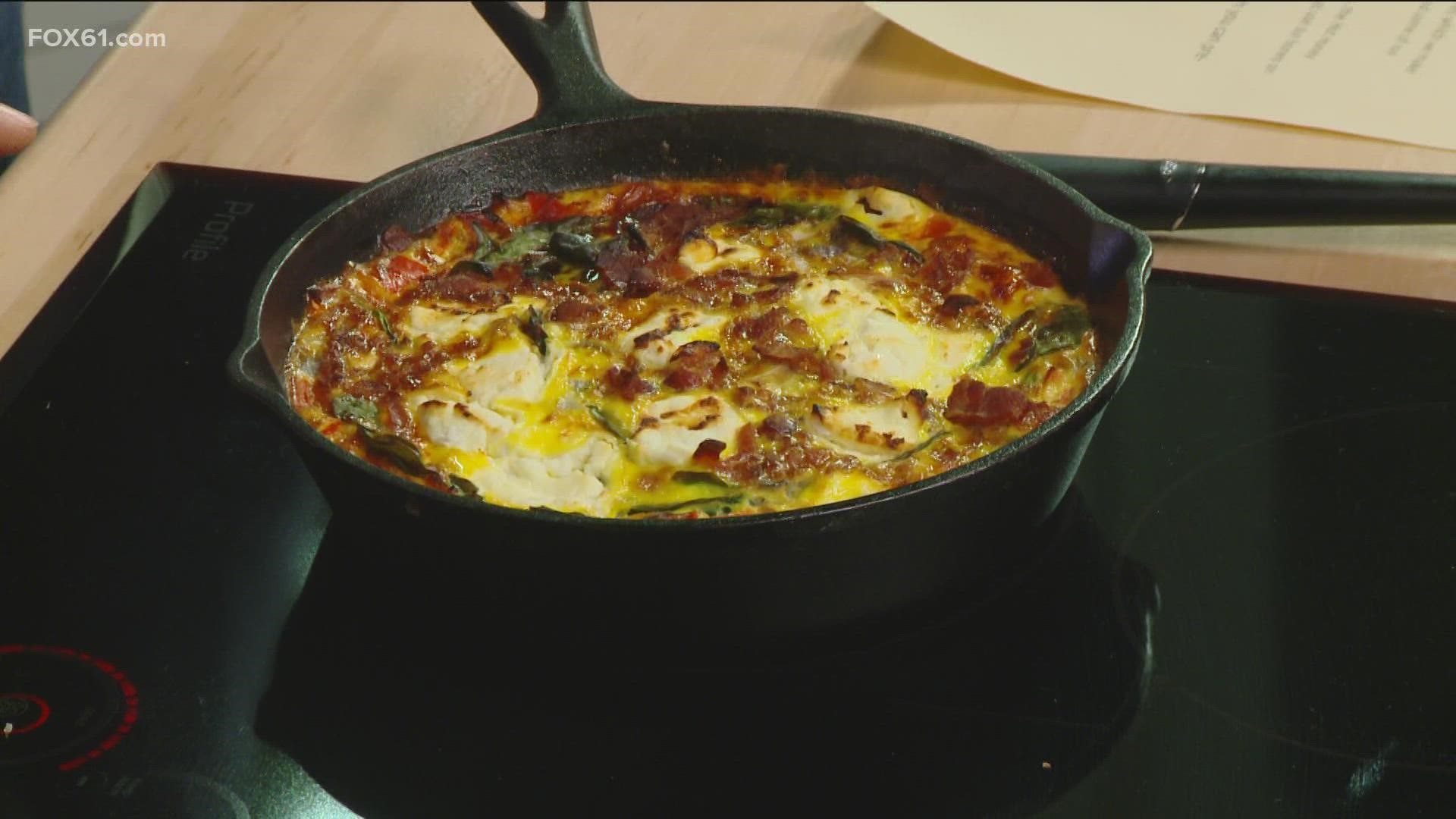 Little Pub was established in 2009 in Old Saybrook, offering a delicious menu and friendly atmosphere. Here's how to make a loaded baked frittata.