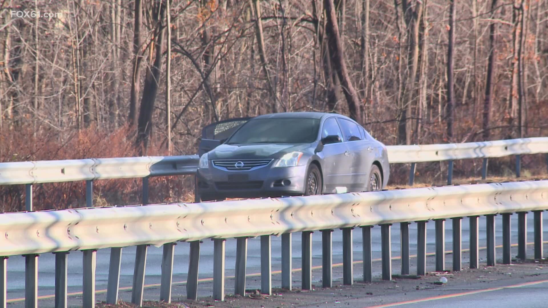 1 person was killed and 2 people were injured in a shooting on Route 15 in Hamden on New Year's Day, state police said.