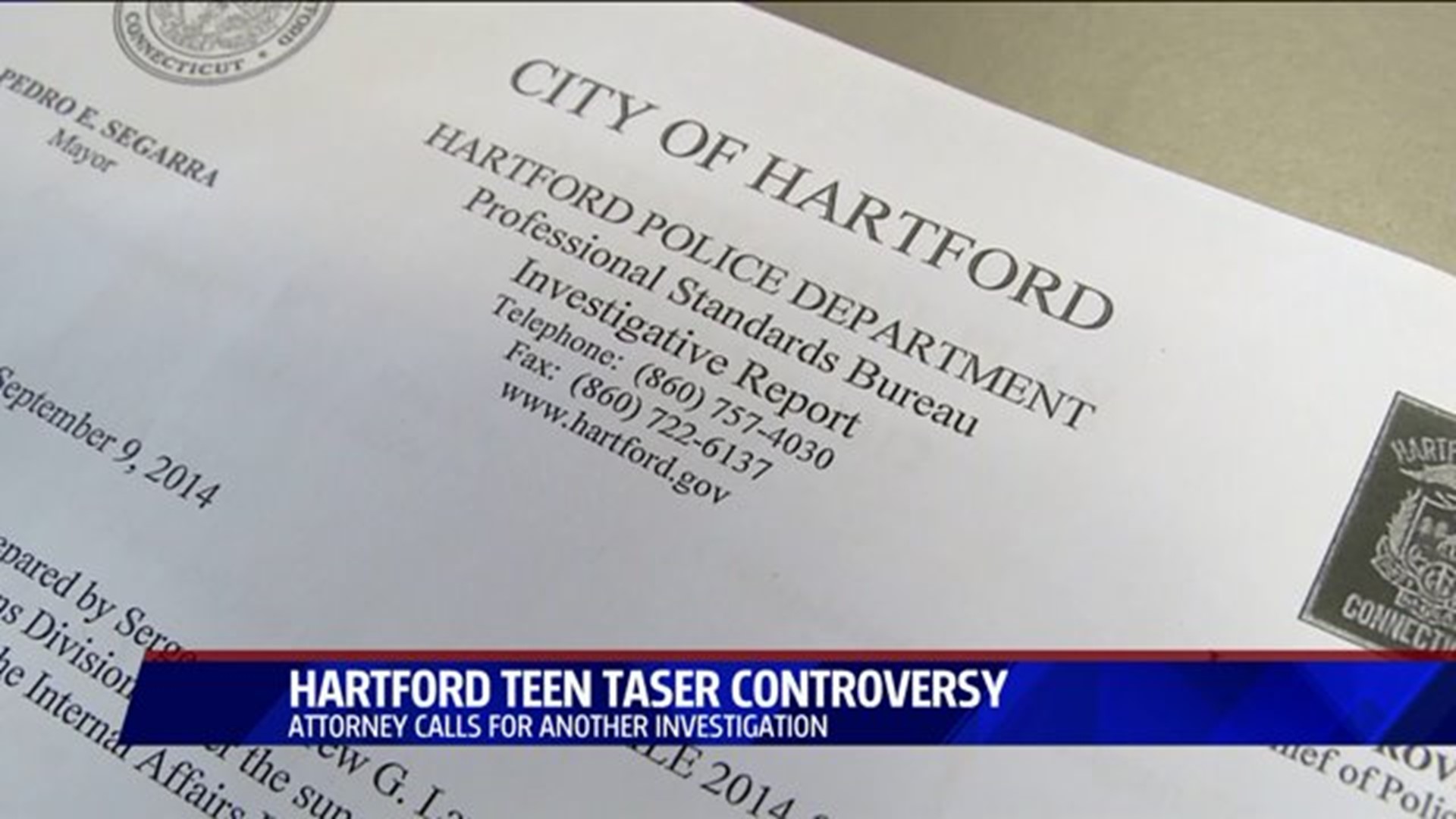 Calls For Second Investigation Into Officer Who Shot Hartford Teen With Taser