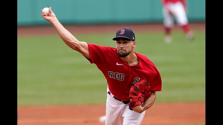 Red Sox laundry cart home run celebration Boston baseball J.D. Martinez