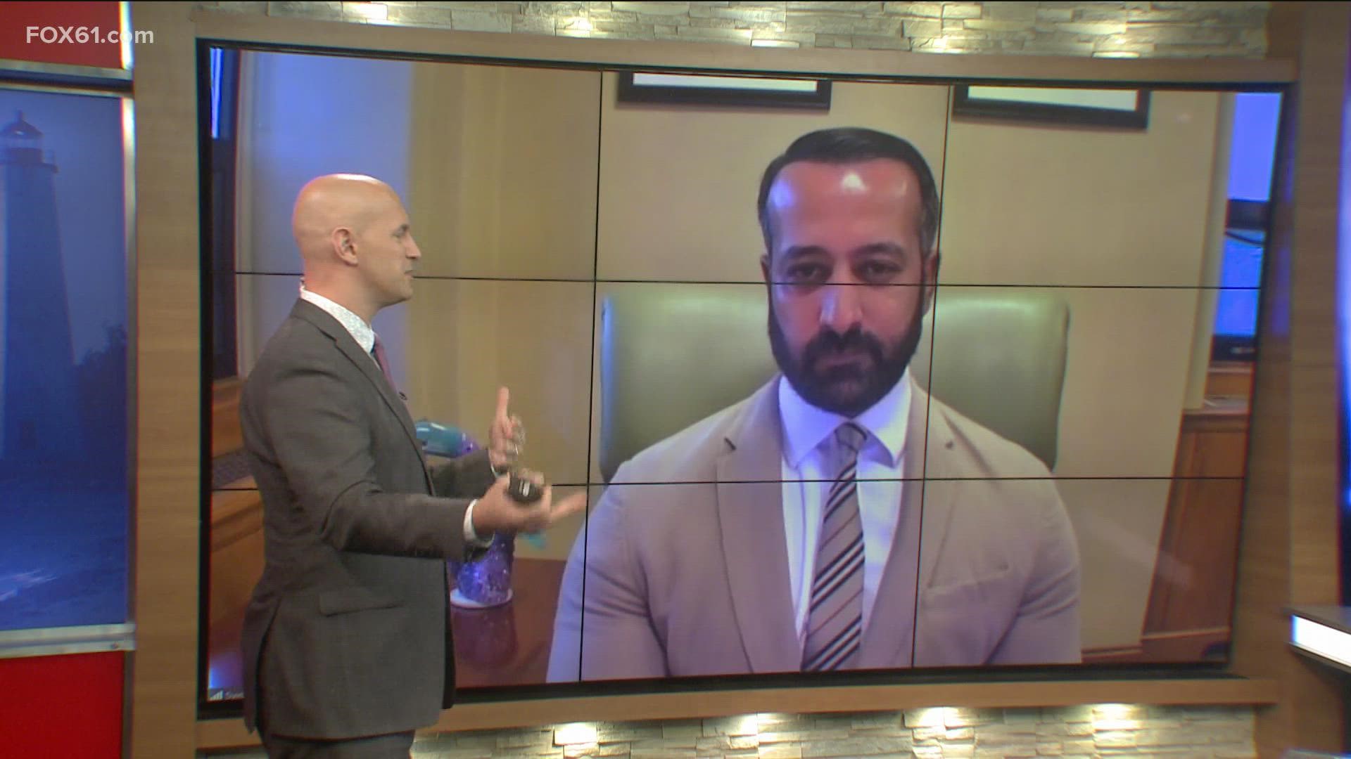 Dr. Syed Hussain talks with FOX61's Tim Lammers regarding the new variant of concern: Omicron.