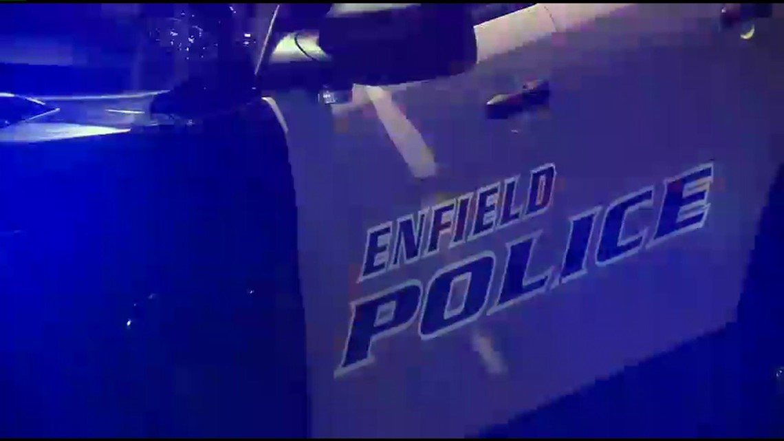 Police investigating driveby shooting on Spring Street in Enfield