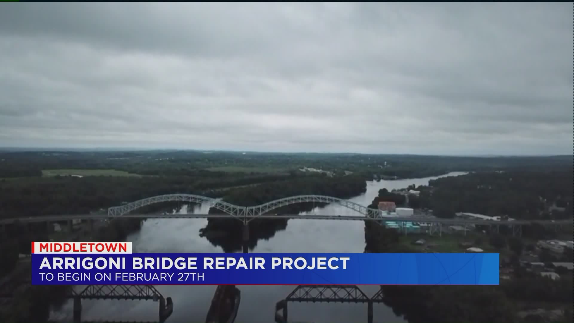 The project is set to begin February 27. Repairs are expected to take two years.