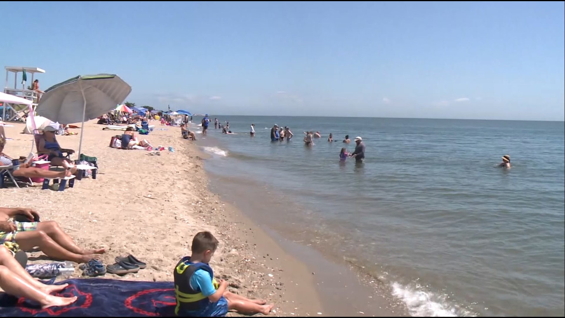 Two people died in the water on Thursday, prompting emergency officials to remind swimmers of water safety this summer.