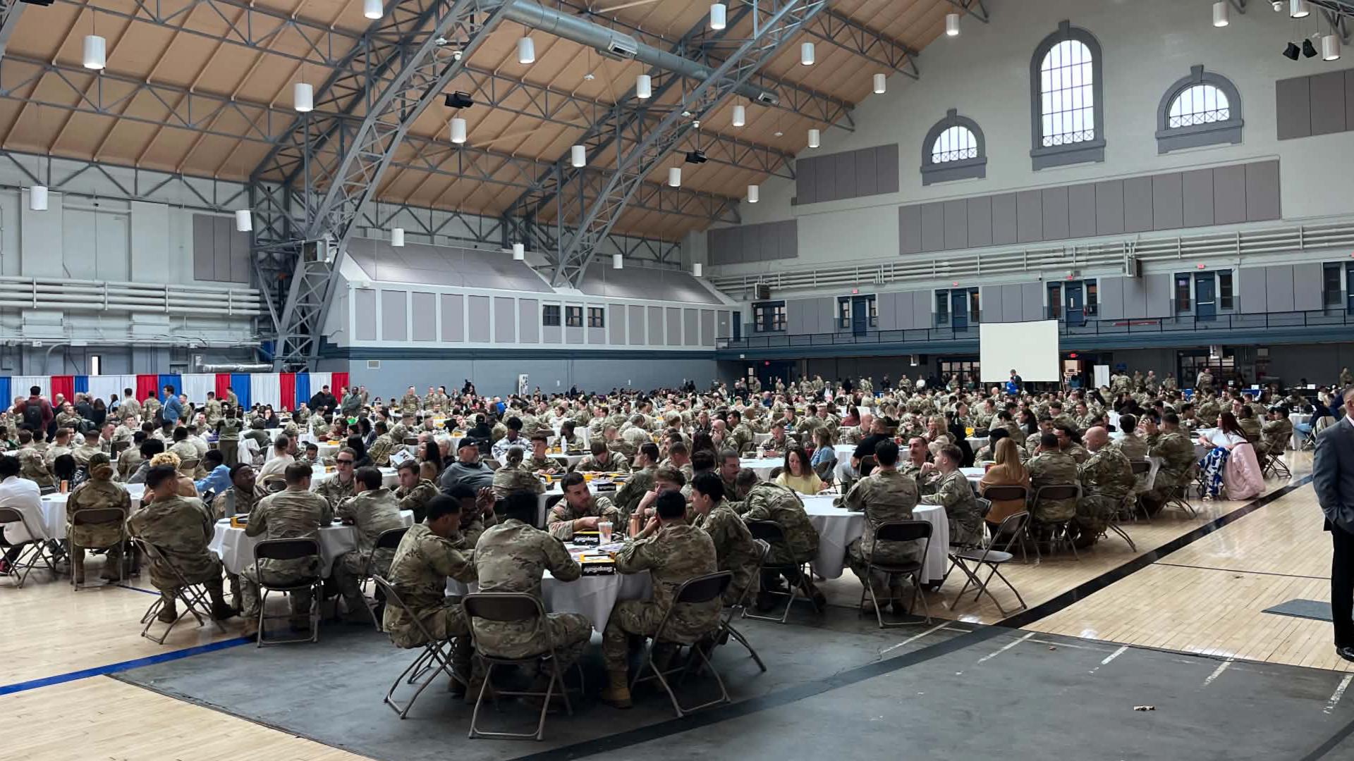 Hundreds of Connecticut National Guard soldiers welcomed home during ceremony at State Armory