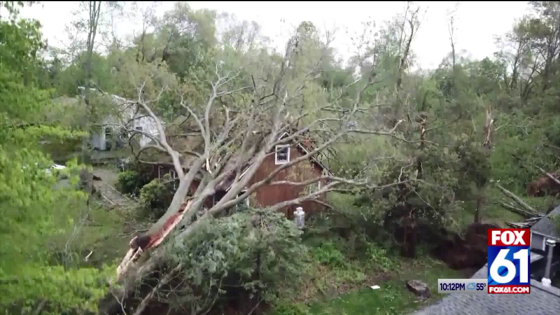 Hamden residents seek help one year after tornado