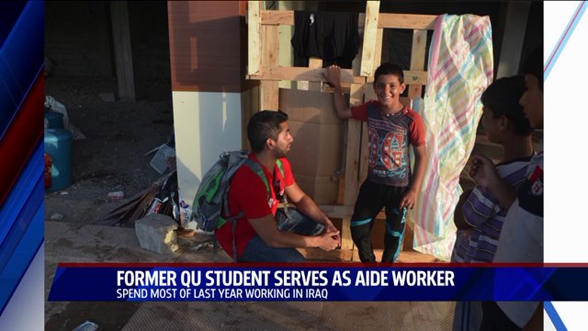 Quinnipiac student does aide work in Iraq as troops fight ISIS nearby
