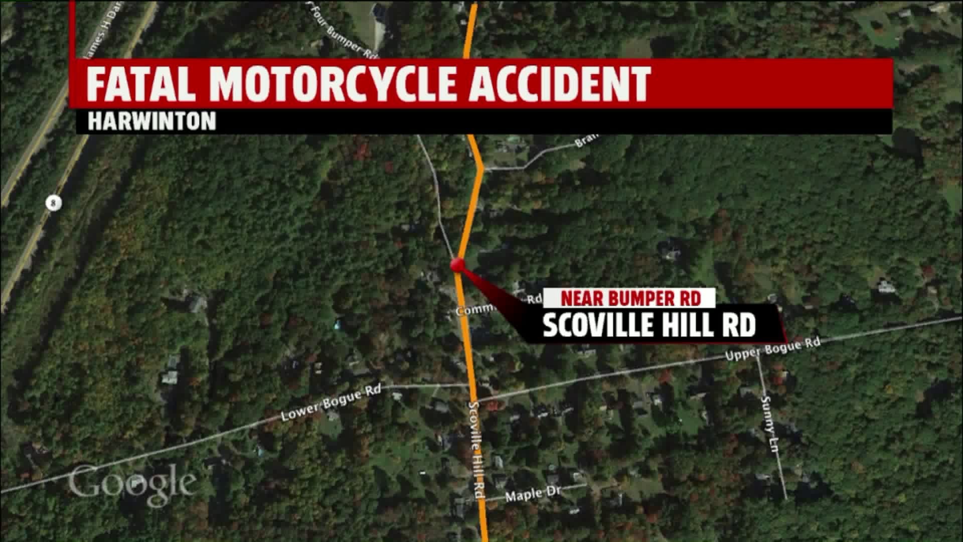 One dead in Harwinton motorcycle crash