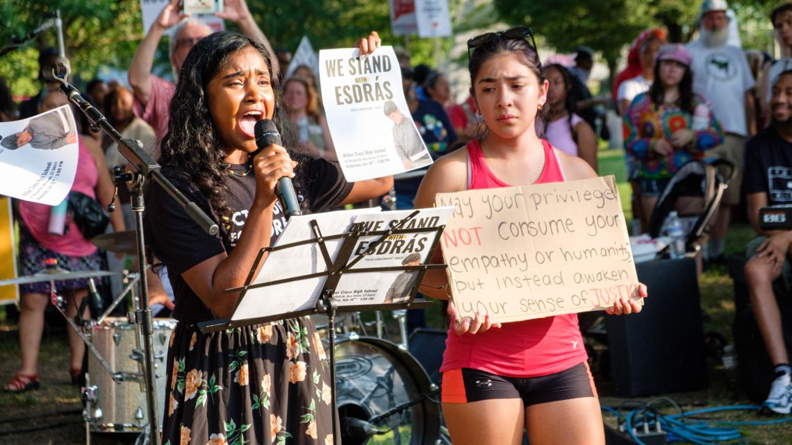 Nearly 1,000 people rally in New Haven for a more equitable tomorrow
