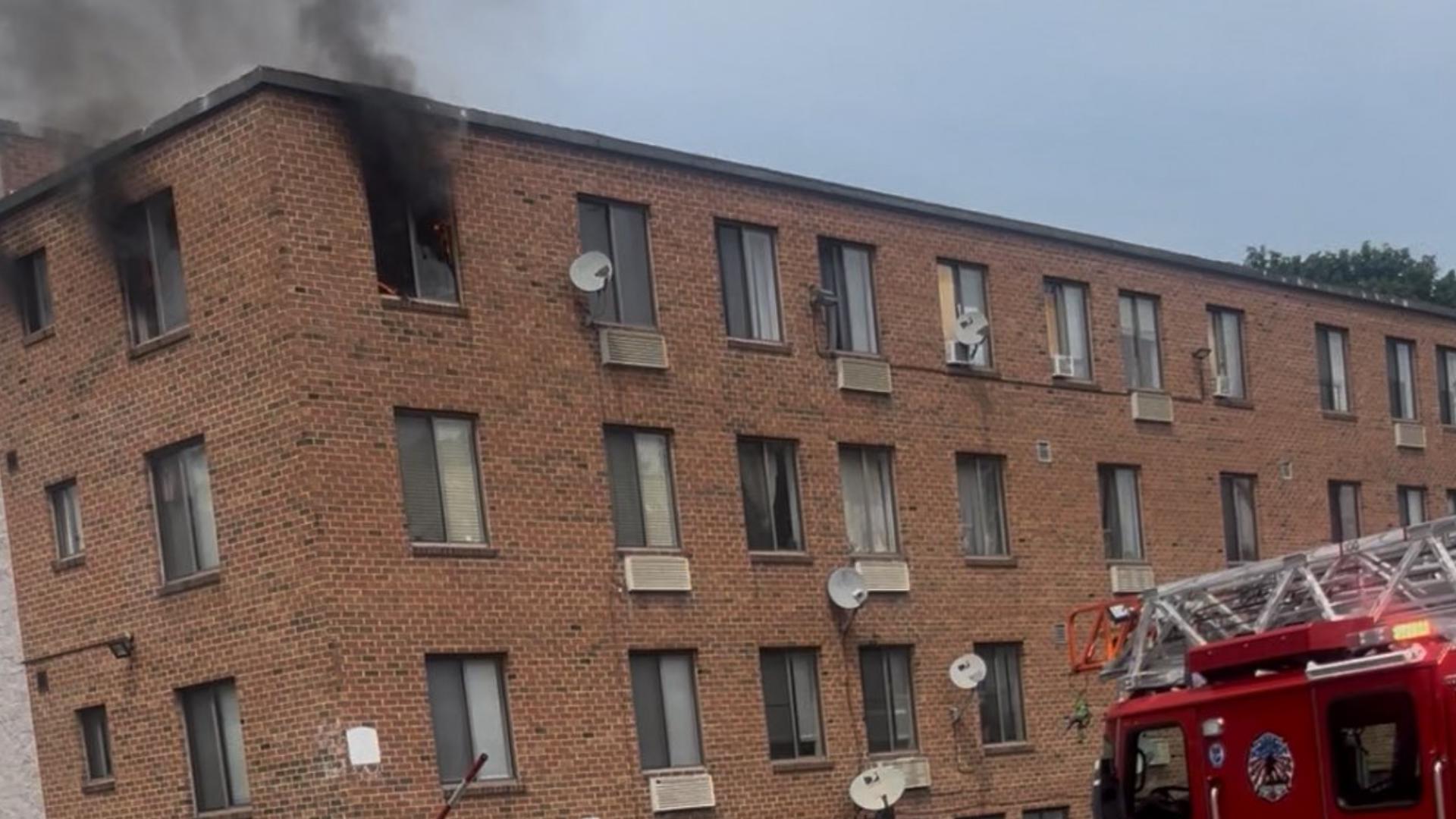 14 families displaced after Barry Square apartment fire in Hartford ...